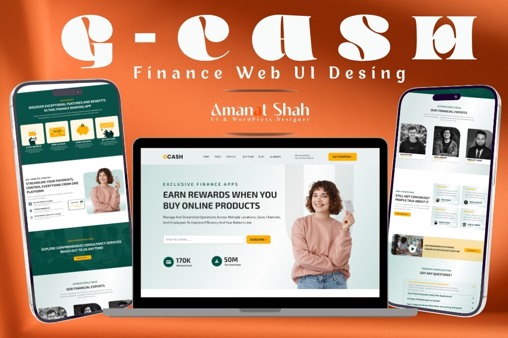 Financial Website Template